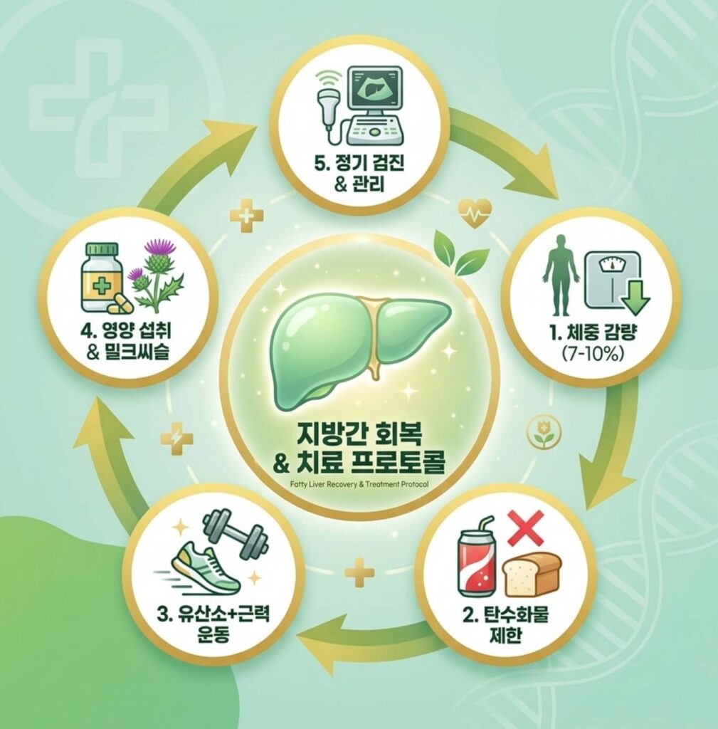 지방간 간수치 증상 원인 치료 영양제 회복 방법