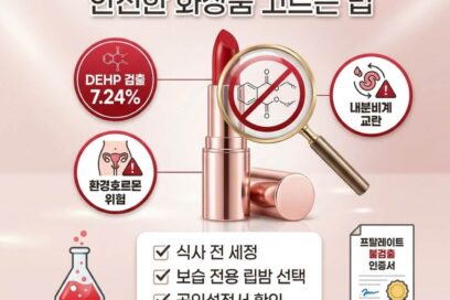 립스틱 유해물질 DEHP 검출 원인과 안전한 화장품 고르는 법