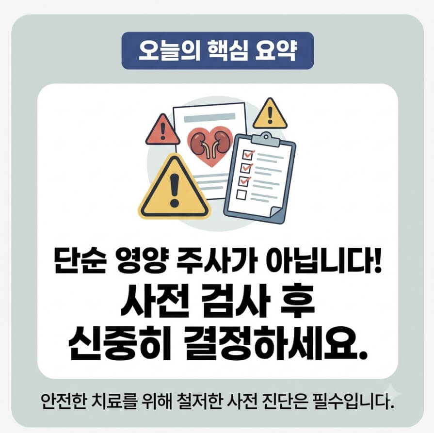 킬레이션 주사 부작용