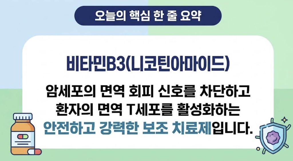 비타민B3 암 치료 효과