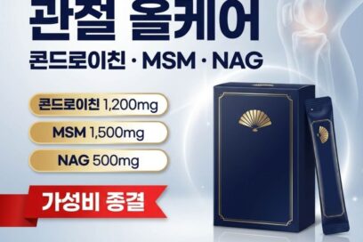 고려은단 관절 올케어 콘드로이친 MSM NAG 약사가 극찬한 이유와 가성비 종결 분석